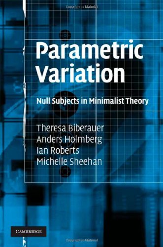 Parametric Variation Null Subjects In Minimalist Theory 1st Edition Theresa Biberauer