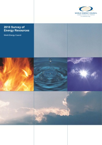 Survey Of Energy Resources 2010 World Energy Council