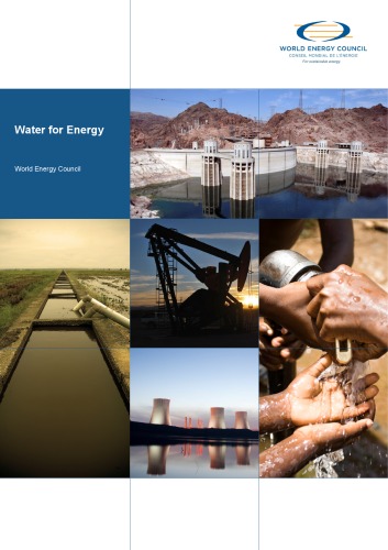 Water For Energy 2010 World Energy Council