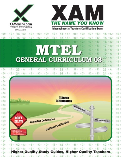 Mtel General Curriculum 03 Teacher Certification Test Prep Study Guide 2nd Edition Xam Mtel 2nd Edition Xamonline
