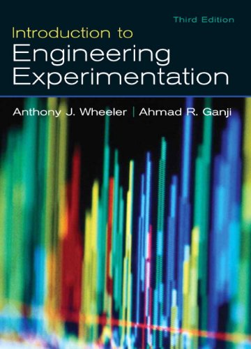 Introduction To Engineering Experimentation 3rd Edition 3rd Edition Anthony J Wheeler