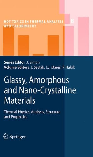 Glassy Amorphous And Nanocrystalline Materials Thermal Physics Analysis Structure And Properties 1st Edition Hiroshi Suga Auth