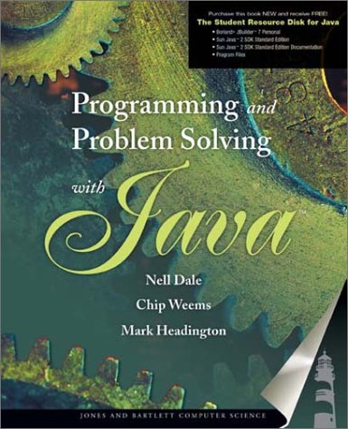 Programming And Problem Solving With Java Nell B Dale Chip Weems