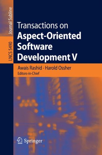 Transactions On Aspectoriented Software Development V 1st Edition Kenichi Kourai