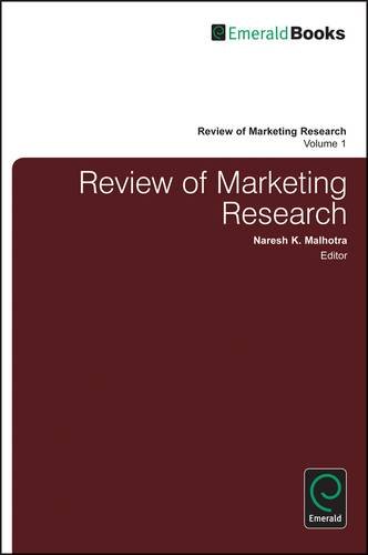 Review Of Marketing Research Volume 1 Naresh K Malhotra