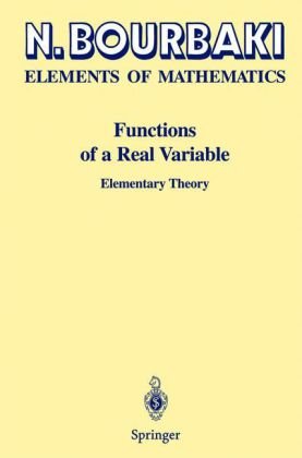 Functions Of A Real Variable 1st Edition Nicolas Bourbaki