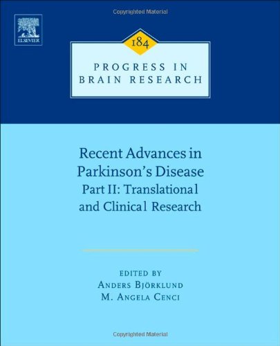 Recent Advances In Parkinsons Disease Translational And Clinical Research 1st Edition Anders Bjrklund And M Angela Cenci Eds