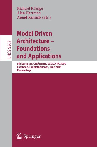 Model Driven Architecture Foundations And Applications 5th European Conference Ecmdafa 2009 Enschede The Netherlands June 2326 2009 Proceedings 1st Edition Tim Trew Auth
