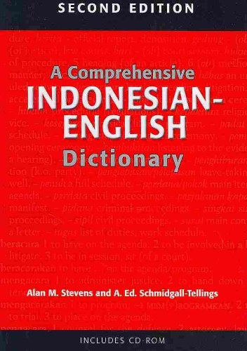 A Comprehensive Indonesianenglish Dictionary Second Edition 2nd Edition Alan M Stevens