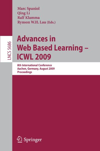 Advances In Web Based Learning Icwl 2009 8th International Conference Aachen Germany August 1921 2009 Proceedings 1st Edition Helen Ashman