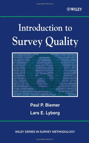 Introduction To Survey Quality 1st Edition Paul P Biemer Lars E Lyberg