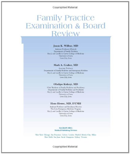 Family Practice Examination And Board Review 1st Edition Jason Wilbur