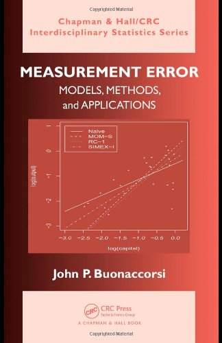 Measurement Error Models Methods And Applications Chapman Hall Crc Interdisciplinary Statistics Series 1st Edition John P Buonaccorsi