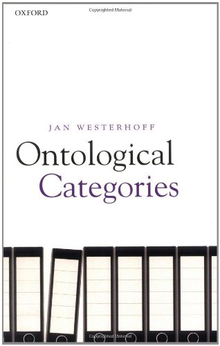 Ontological Categories Jan Westerhoff