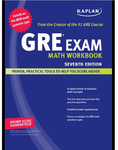 Kaplan Gre Exam Math Workbook Kaplan