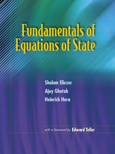 Fundamentals Of Equations Of State 1st Shalom Eliezer A K Ghatak