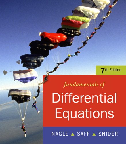 Fundamentals Of Differential Equations 7th Edition 7th R Kent Nagle