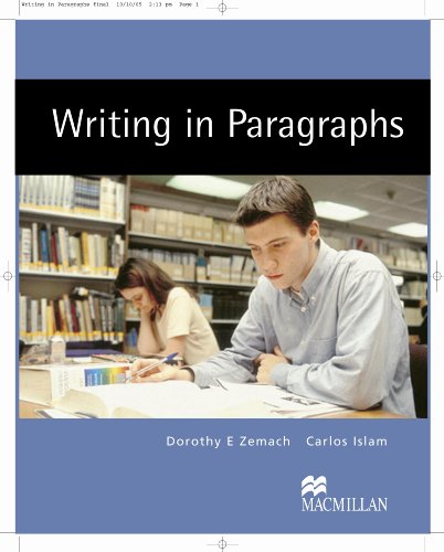 Writing In Paragraphs Dorothy E Zemach Carlos Islam