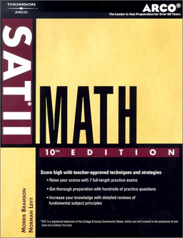 Sat Ii Math 10th Edition 10th Edition Arco