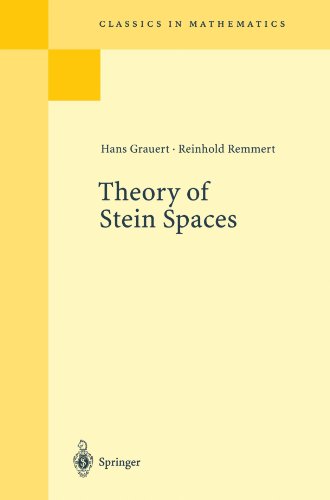 Theory Of Stein Spaces Classics In Mathematics Hans Grauert