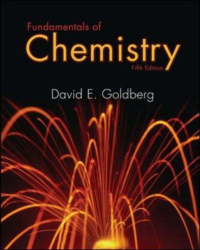 Fundamentals Of Chemistry Fifth Edition 5th Edition David E Goldberg