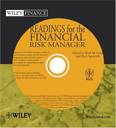 Readings For The Financial Risk Manager Prmia Frm Ren M Stulz