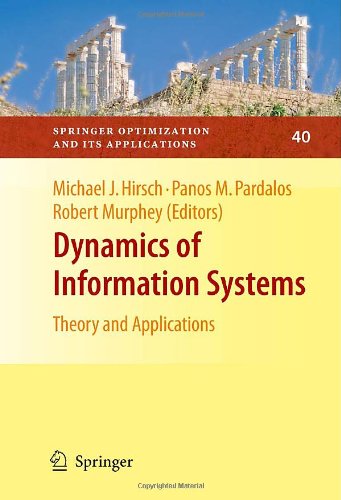 Dynamics Of Information Systems Theory And Applications 1st Edition Mario Sznaier