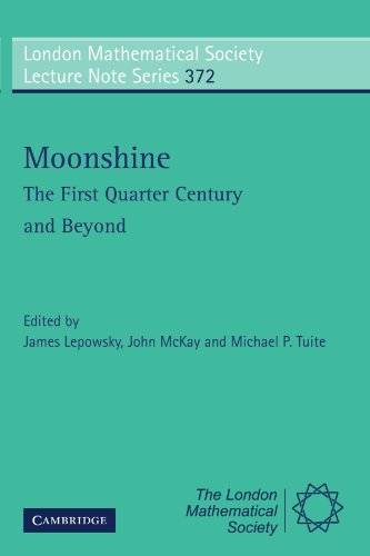 Moonshine The First Quarter Century And Beyond Proceedings Of A Workshop On The Moonshine Conjectures And Vertex Algebras James Lepowsky