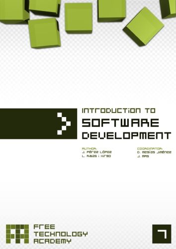 Introduction To Software Development J Prez Lpez And L Ribas I Xirgo