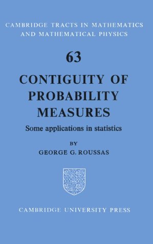 Contiguity Of Probability Measures Some Applications In Statistics George G Roussas