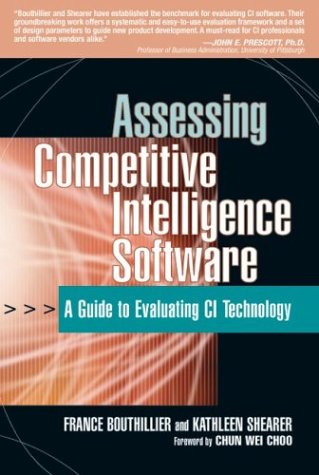 Assessing Competitive Intelligence Software A Guide To Evaluating Ci Technology France Bouthillier