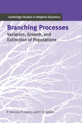 Branching Processes Variation Growth And Extinction Of Populations First Edition Patsy Haccou