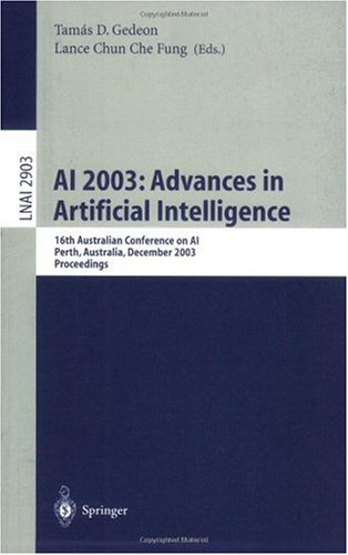 Ai 2003 Advances In Artificial Intelligence 16th Australian Conference On Ai Perth Australia December 35 2003 Proceedings 1st Edition Kotagiri Ramamohanarao