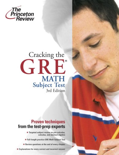 Cracking The Gre Math Test 3rd Edition 3rd Steven A Leduc