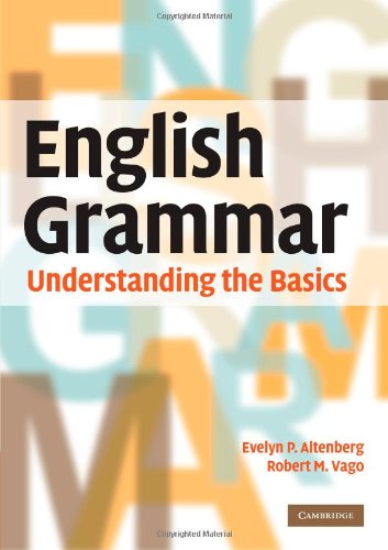 English Grammar Understanding The Basics 1st Edition Evelyn P Altenberg
