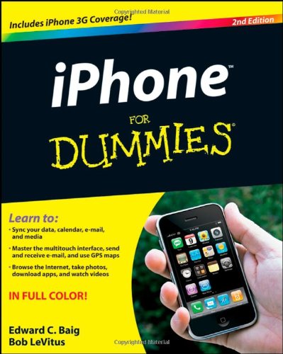 Iphone For Dummies 2nd Edition For Dummies Computer Tech 2nd Edition Edward C Baig