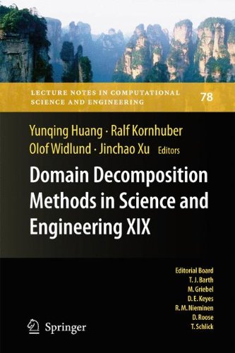 Domain Decomposition Methods In Science And Engineering Xix 1st Edition Randolph E Bank
