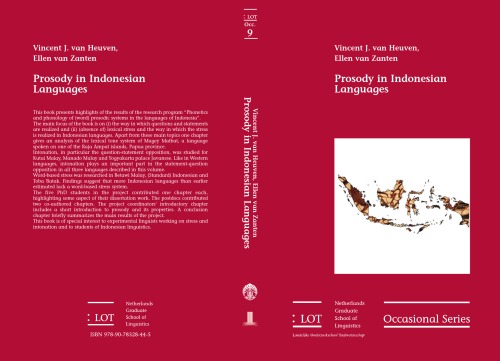 Prosody In Indonesian Languages Vincentjvanheuven Ellen Vanzanten
