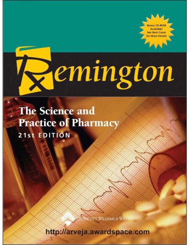 Remington The Science And Practice Of Pharmacy 21st David B Troy