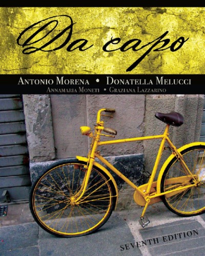 Da Capo 7th Antonio Morena Donatella Melucci Annamaria Moneti