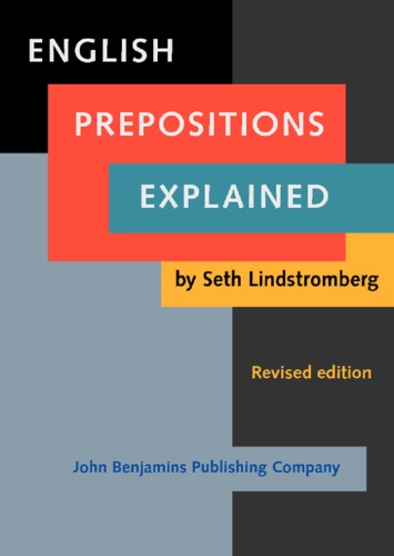 English Prepositions Explained Revised Edition Seth Lindstromberg