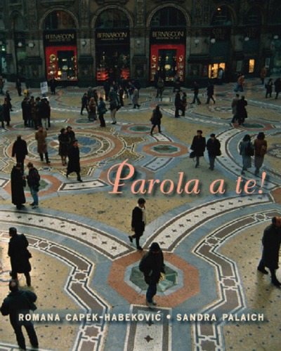 Parola A Te Italian Conversation With Audio Romana Capekhabekovic