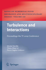 Turbulence And Interactions Proceedings The Ti 2009 Conference 1st Edition L Fuchs Auth