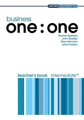 Business Oneone Intermediate Teachers Book Tch Rachel Appleby
