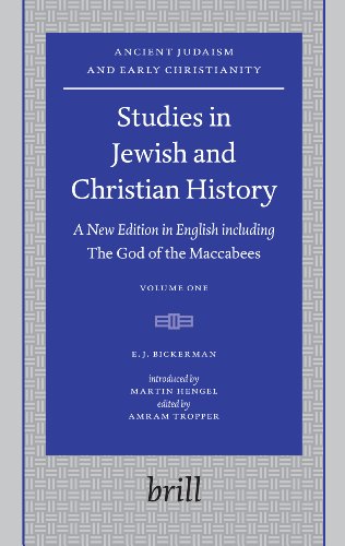 Studies In Jewish And Christian History New Edition Bickerman