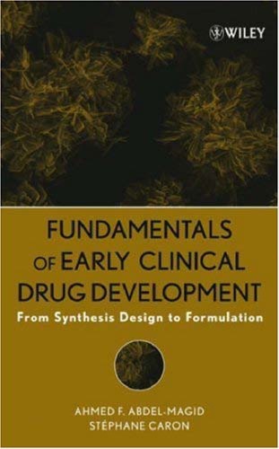Fundamentals Of Early Clinical Drug Development Ahmed F Abdelmagid