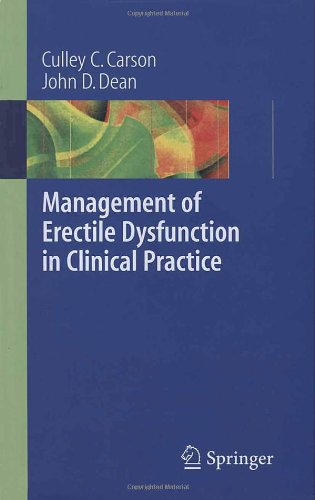 Management Of Erectile Dysfunction In Clinical Practice 1st Edition Culley C Carson