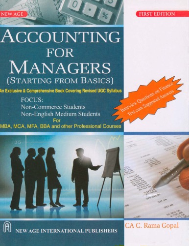 Accounting For Managers C Rama Gopal