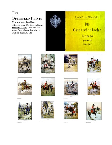 The Austrian Army 17001867 By Ottenfeld Uniformology Cd200412 Rudolf Von Ottenfeld