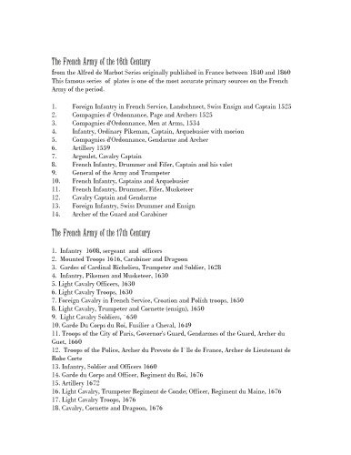 Marbots French Army Of The 16th 17th And 18th Centuries Uniformology Cd200415 Uniformology